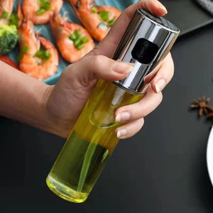 Pulverizador 100ml  de vidro ideal para azeite, vinagre, vinho para cozinha multiuso.